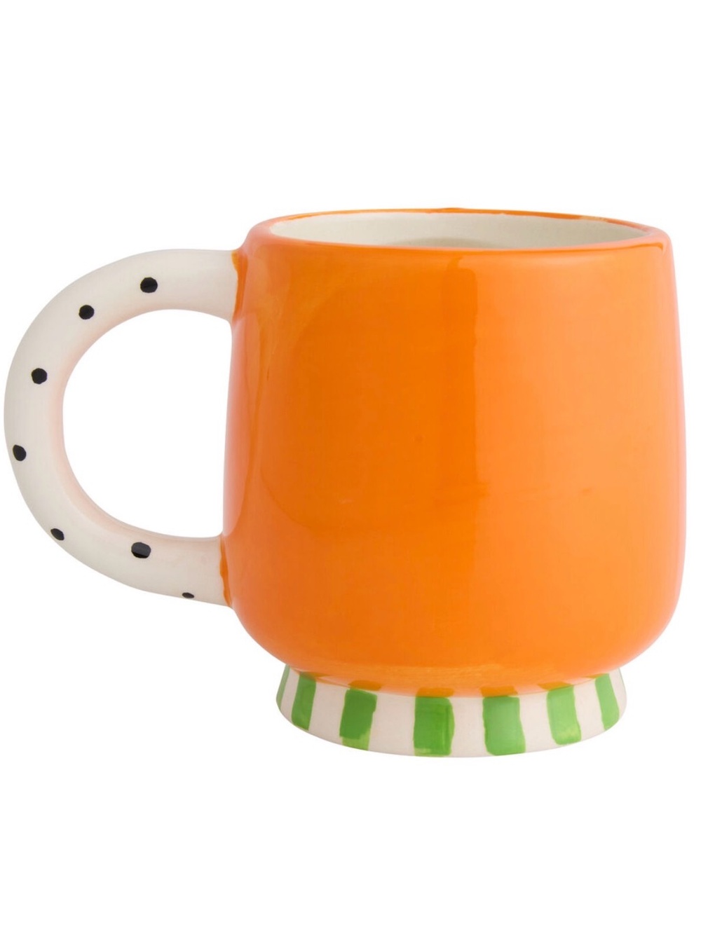 1 Orange Toucan Hand Painted Ceramic Mug New Whimsical Beach Vacation Tropical - Picture 2 of 5